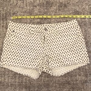 NWOT Gap Polka Dot Summer Cut-offs. Size 28/6. 3” inseam